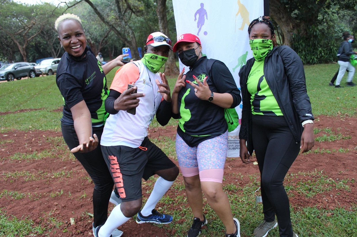  I Choose to be Active Bootcamp Community Activation Campaign held at Thohoyandou Botanical Garden to encourage Citizens to commit to life-long habits of being physically active and embracing positive healthy living